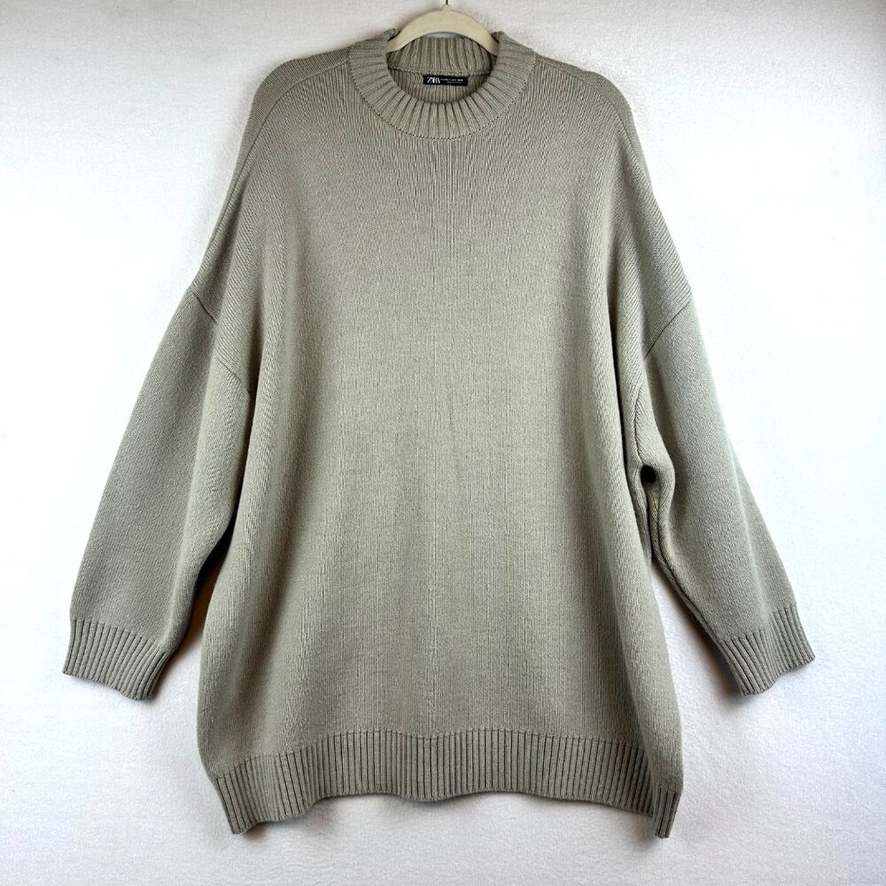 Zara Wool Blend Baggy Sweater Mens Size Small Medium Oversized Street Jetsetter